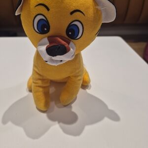Yellow Plush Toy Tiger For Kids